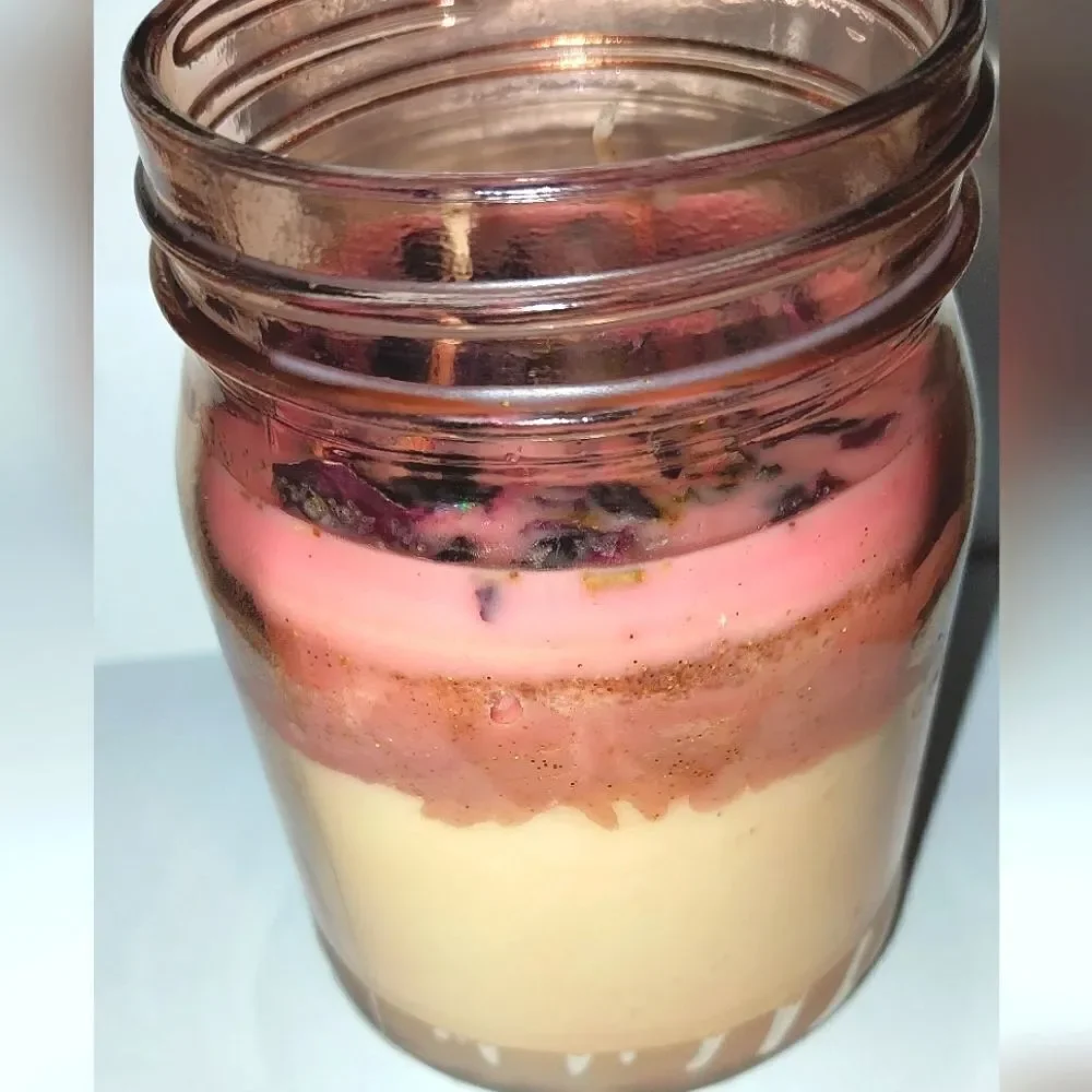 Hand crafted limited edition Cherry Pie dessert candle 13.5 oz